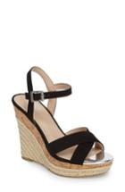 Women's Charles By Charles David Archie Espadrille Wedge .5 M - Black