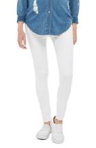Women's Topshop Joni Maternity Skinny Jeans X 30 - White