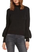 Women's Willow & Clay Bishop Sleeve Back Cutout Sweater