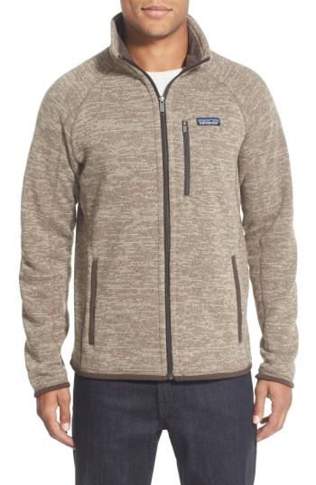 Men's Patagonia Better Sweater Zip Front Jacket - Beige