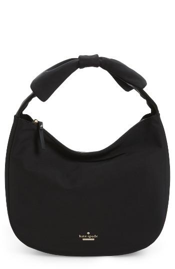 Kate Spade New York Haring Lane - Corinne Twill Bow Hobo - Black