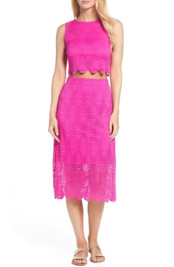 Women's Lilly Pulitzer Naomi Two-piece Lace Dress - Purple