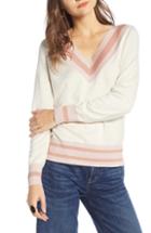 Women's Treasure & Bond Raglan Sleeve Sweater, Size - Beige