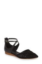 Women's Isola Carina Ankle Strap Sandal M - Black