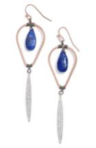 Women's Nakamol Design Lapis & Crystal Drop Earrings