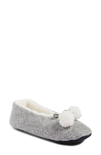 Women's Make + Model Ballerina Hacci Slippers - Grey
