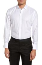 Men's Nordstrom Men's Shop Trim Fit Tuxedo Shirt .5 32/33 - White