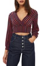 Women's Vince Camuto Brushed Plaid Tiered Ruffle Top - White