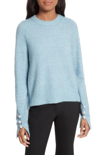 Women's 3.1 Phillip Lim Faux Pearl Cuff Knit Pullover
