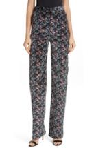 Women's La Vie Rebecca Taylor Lisette Velveteen Pants - Black