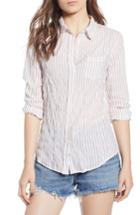 Women's Rails Farrah Stripe Shirt - Pink