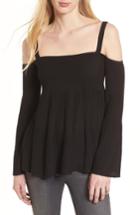 Women's Bailey 44 Samurai Cold Shoulder Sweater - Black