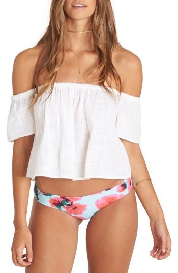 Women's Billabong La Boheme Off The Shoulder Cotton Top