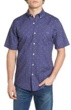 Men's Vineyard Vines Regular Fit Tucker Flag Whale & Stars Print Sport Shirt - Blue