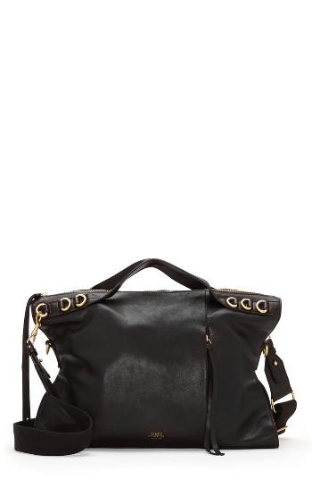 Vince Camuto Celie Leather Satchel - Black