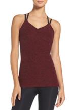 Women's Beyond Yoga Space-dye Camisole With Shelf Bra - Red