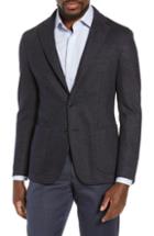 Men's Luciano Barbera Trim Fit Cotton Blend Blazer Us / 54 Eu - Blue