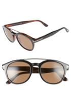 Men's Tom Ford Newman 53mm Polarized Sunglasses - Black/ Havana Rose Gold