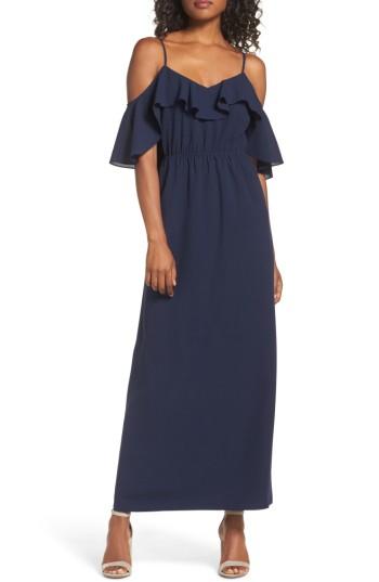 Women's Ali & Jay Love Story Cold Shoulder Maxi Dress - Blue