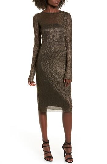 Women's Stone Row Keep It Fly Mesh Dress - Metallic