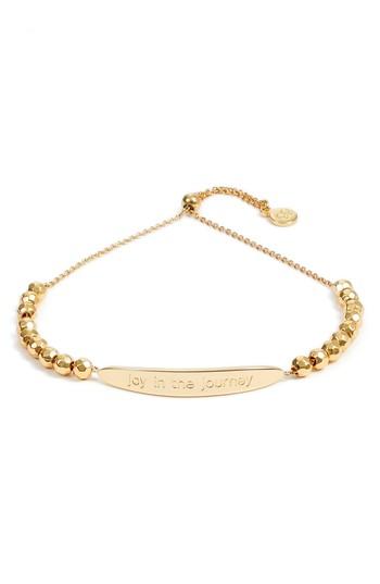 Women's Gorjana Power Intention Joy In The Journey Adjustable Bracelet