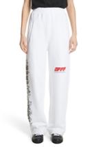 Women's Off-white Offf Sweatpants - White