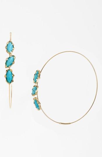 Women's Lana Jewelry 'blush' Station Hoop Earrings