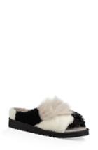 Women's Birkenstock Carmen Genuine Shearling Slide Sandal -6.5us / 37eu B - Beige