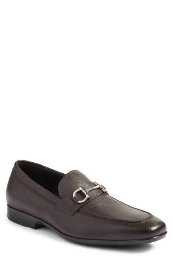 Men's Salvatore Ferragamo Dandy Bit Loafer W - Brown