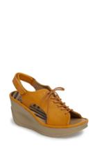 Women's Fly London Jart Wedge Sandal Us / 35eu - Yellow