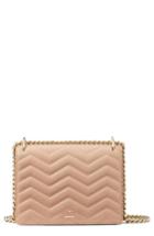 Kate Spade New York Reese Park - Marci Quilted Leather Shoulder Bag - Coral