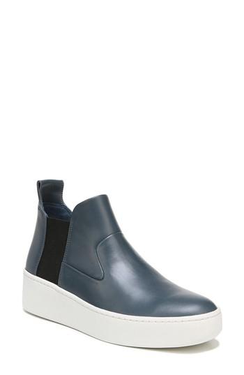 Women's Via Spiga Eren Slip-on High Top Sneaker .5 M - Blue
