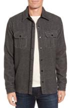 Men's Smartwool Anchor Line Herringbone Wool Blend Shirt Jacket - Grey