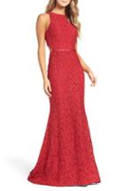 Women's Mac Duggal Cutout Lace Gown