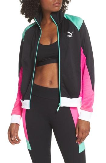 Women's Puma Retro Track Jacket - Black