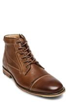 Men's Steve Madden Jeffries Cap Toe Boot .5 M - Brown