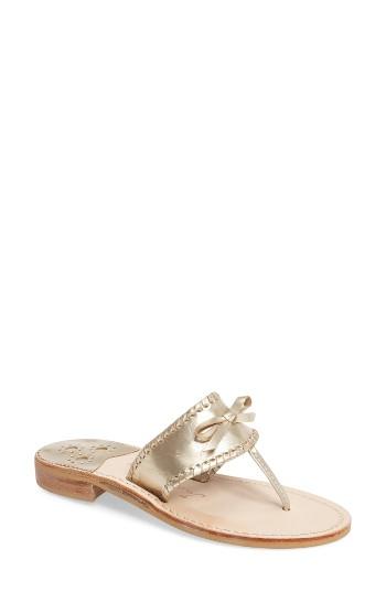 Women's Jack Rogers Adeline Sandal M - Metallic