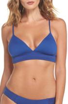 Women's Seafolly Quilted Bikini Top Us / 14 Au - Blue