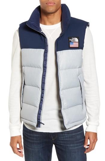 Men's The North Face International Collection Nuptse Down Vest - Grey