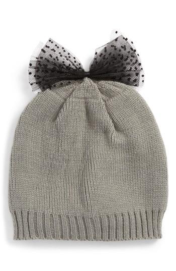 Women's Bp. Mesh Bow Beanie -