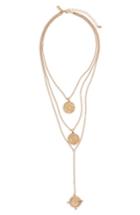 Women's Topshop Layer Coin Necklace