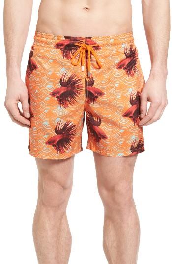 Men's Vilebrequin Mahina Exotic Fishes Swim Trunks