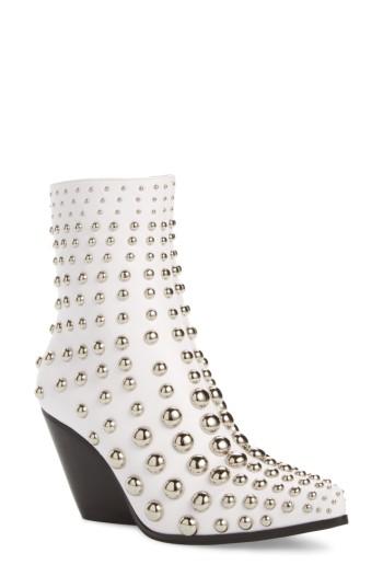 Women's Jeffrey Campbell Colston Bootie .5 M - White