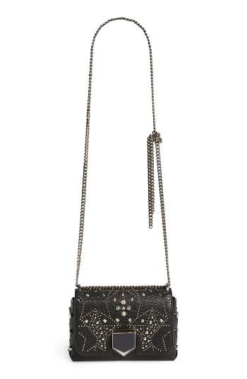 Jimmy Choo Lockett Grained Leather Shoulder Bag -