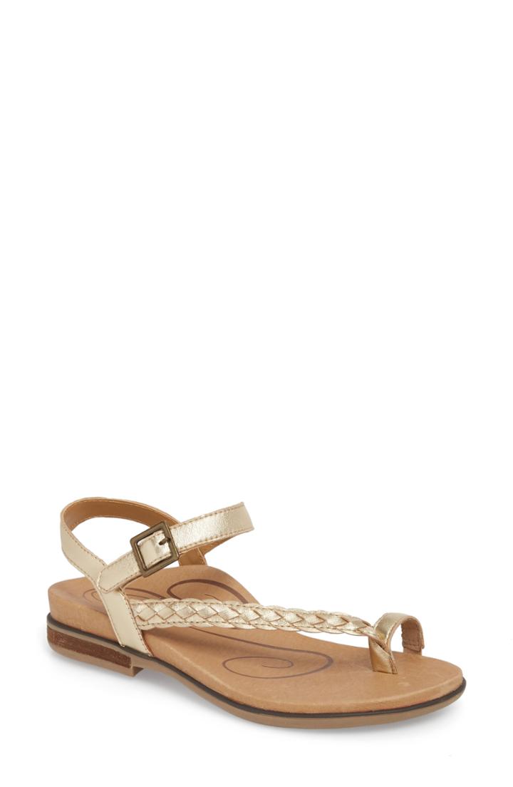 Women's Aetrex Evie Braided Strap Sandal