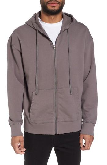 Men's Treasure & Bond Zip Hoodie - Grey