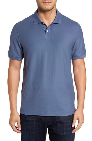 Men's Nordstrom Men's Shop Pique Polo - Blue