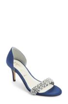 Women's Something Bleu Cappy D'orsay Sandal .5 M - Blue