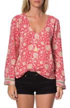Women's O'neill Landon Floral Print Woven Top - Pink