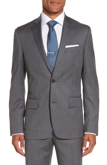 Men's Nordstrom Men's Shop Cross Hatch Wool Sport Coat
